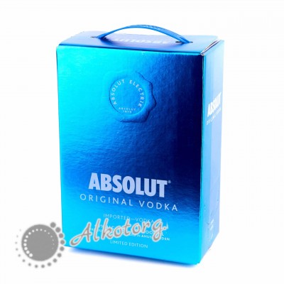 Горілка Absolut Electric 3 літри (Абсолют 3л)