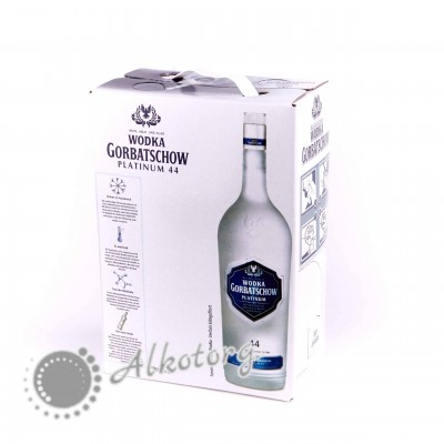 Горілка Горбачов Платинум 44% 3 літри