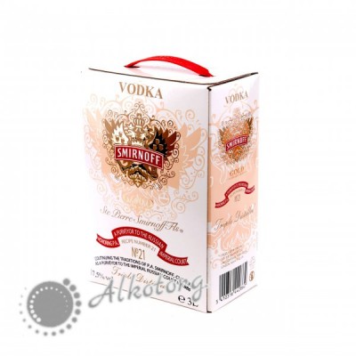 Горілка Smirnoff 3 Літри (Смирнофф 3л)